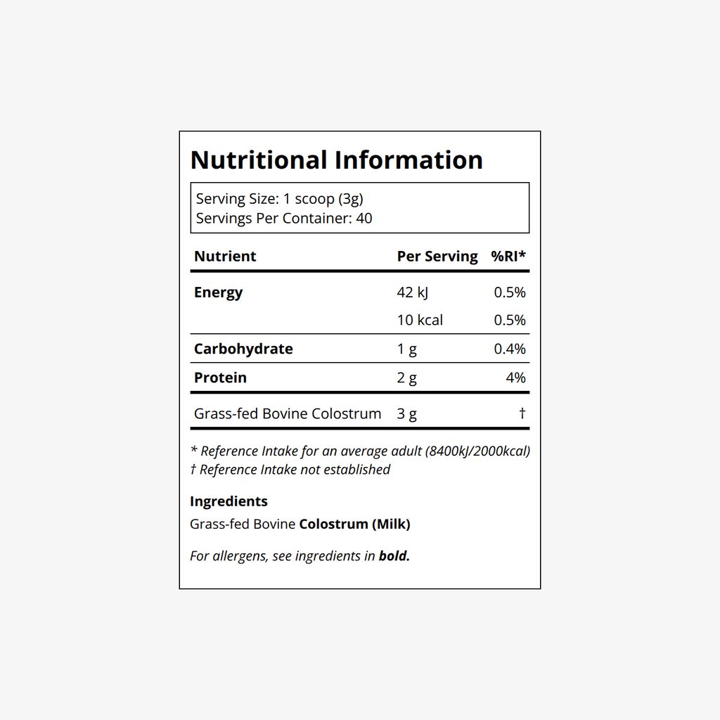 Natures Gold: Unflavoured Colostrum - Image 2