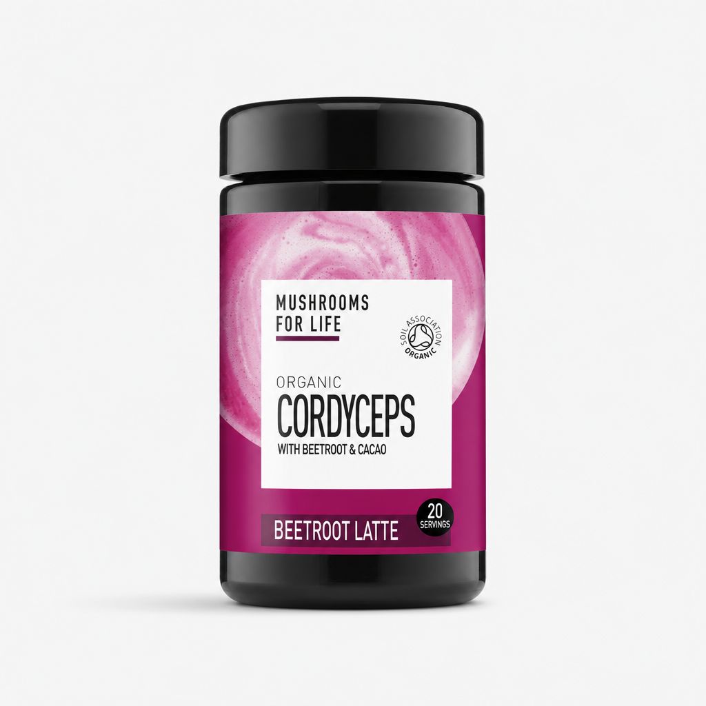 Organic Cordyceps - Beetroot Latte - Image 1
