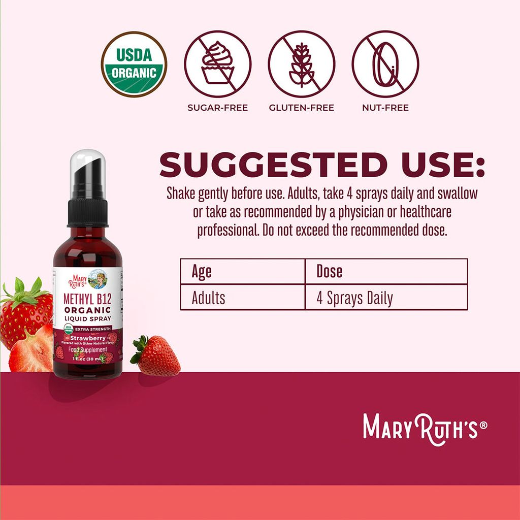 Methyl B12 Spray - Strawberry - Image 3