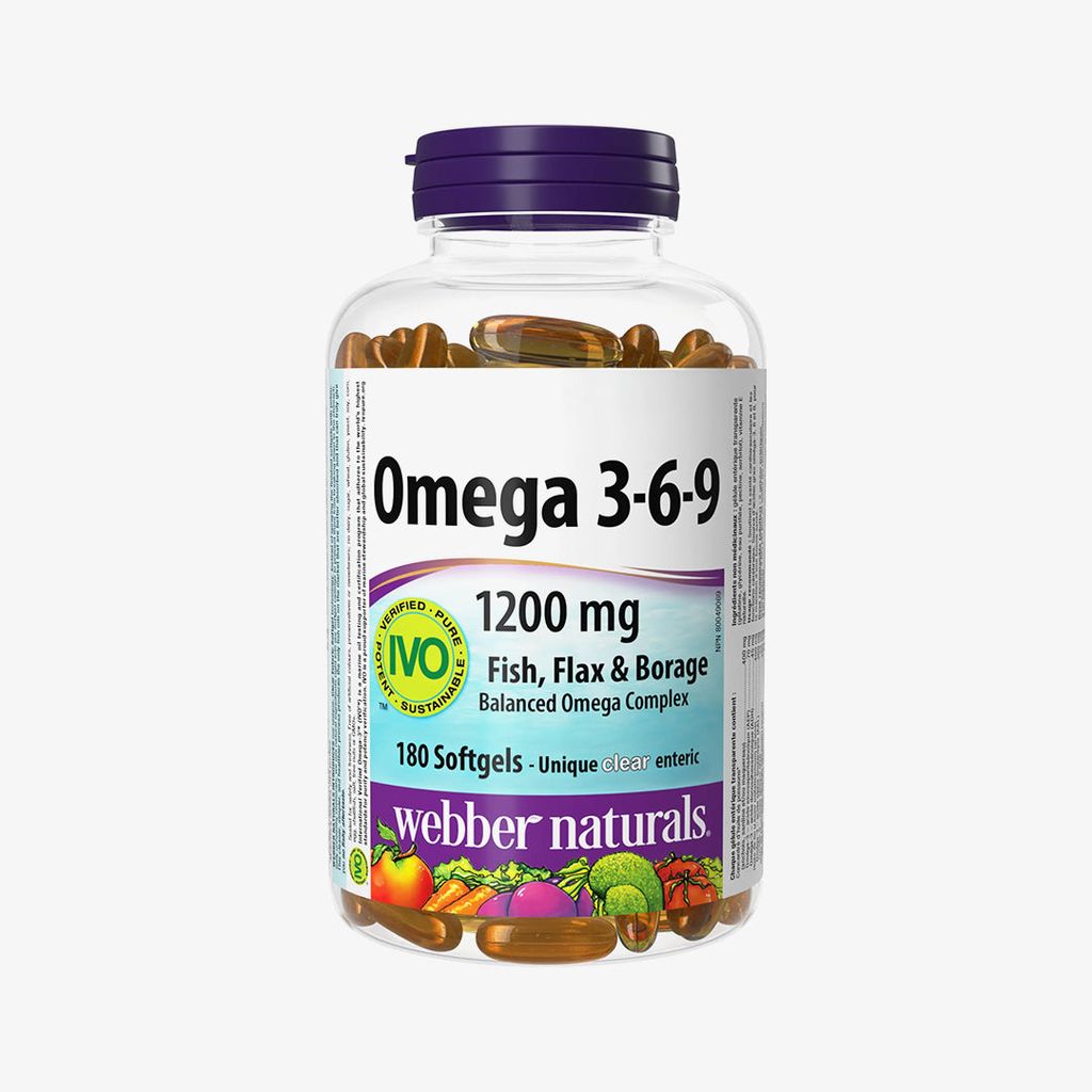Omega 3-6-9 High Potency Fish, Flax & Borage 1200mg - Image 1