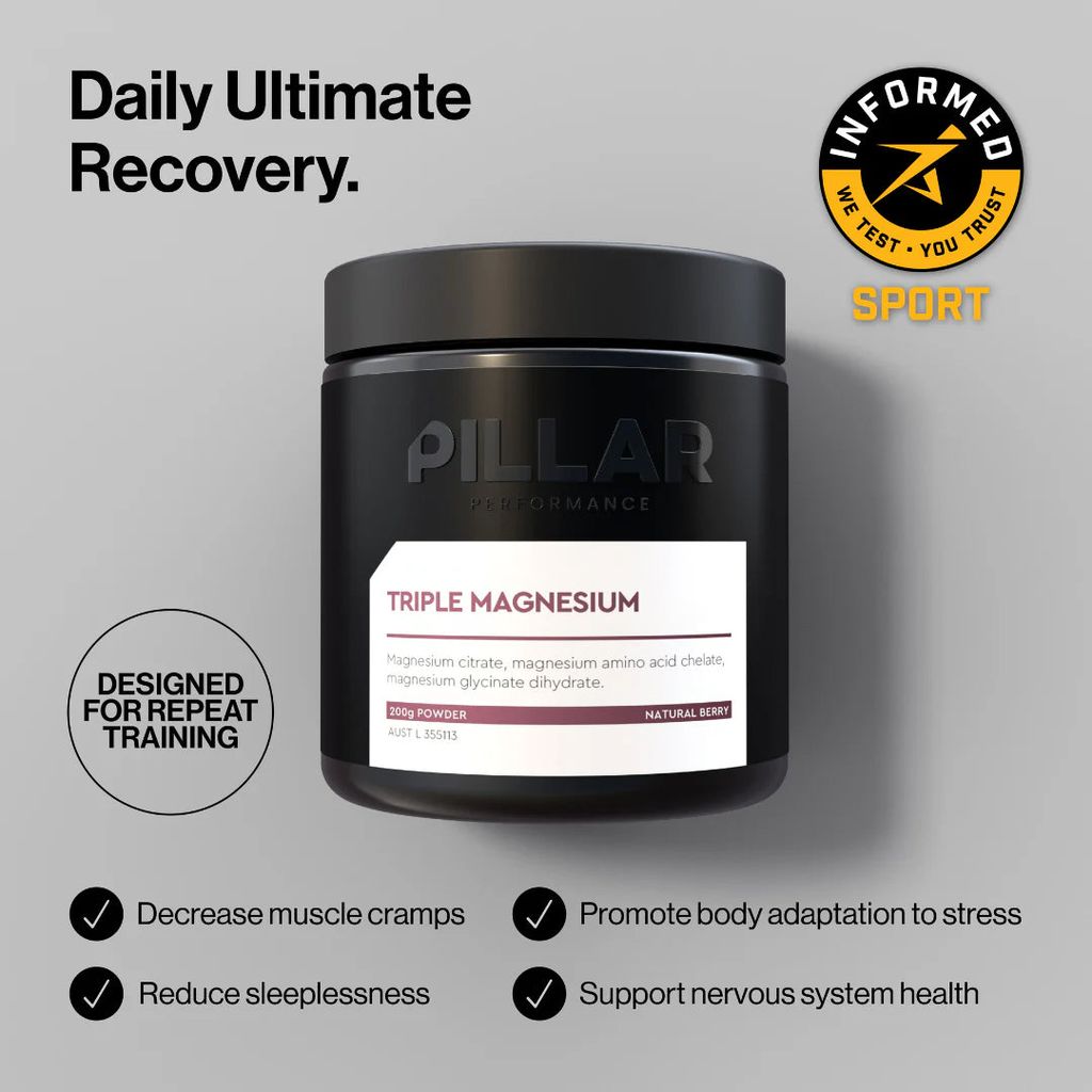 Triple Magnesium Powder: Natural Berry (Glass Jar) - Image 4