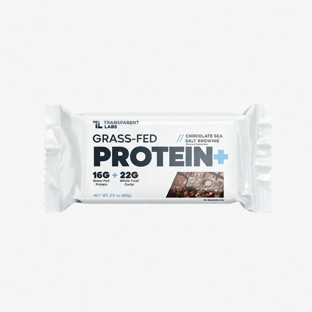 Proteinriegel aus Weidehaltung, Schokoladen-Meersalz-Brownie
