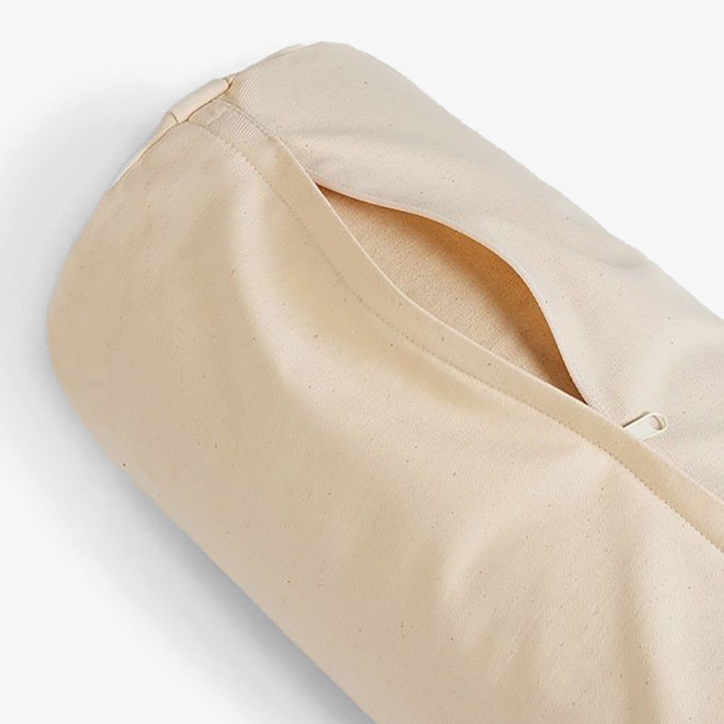 European Organic Buckwheat Bolster - Natural White - Image 3