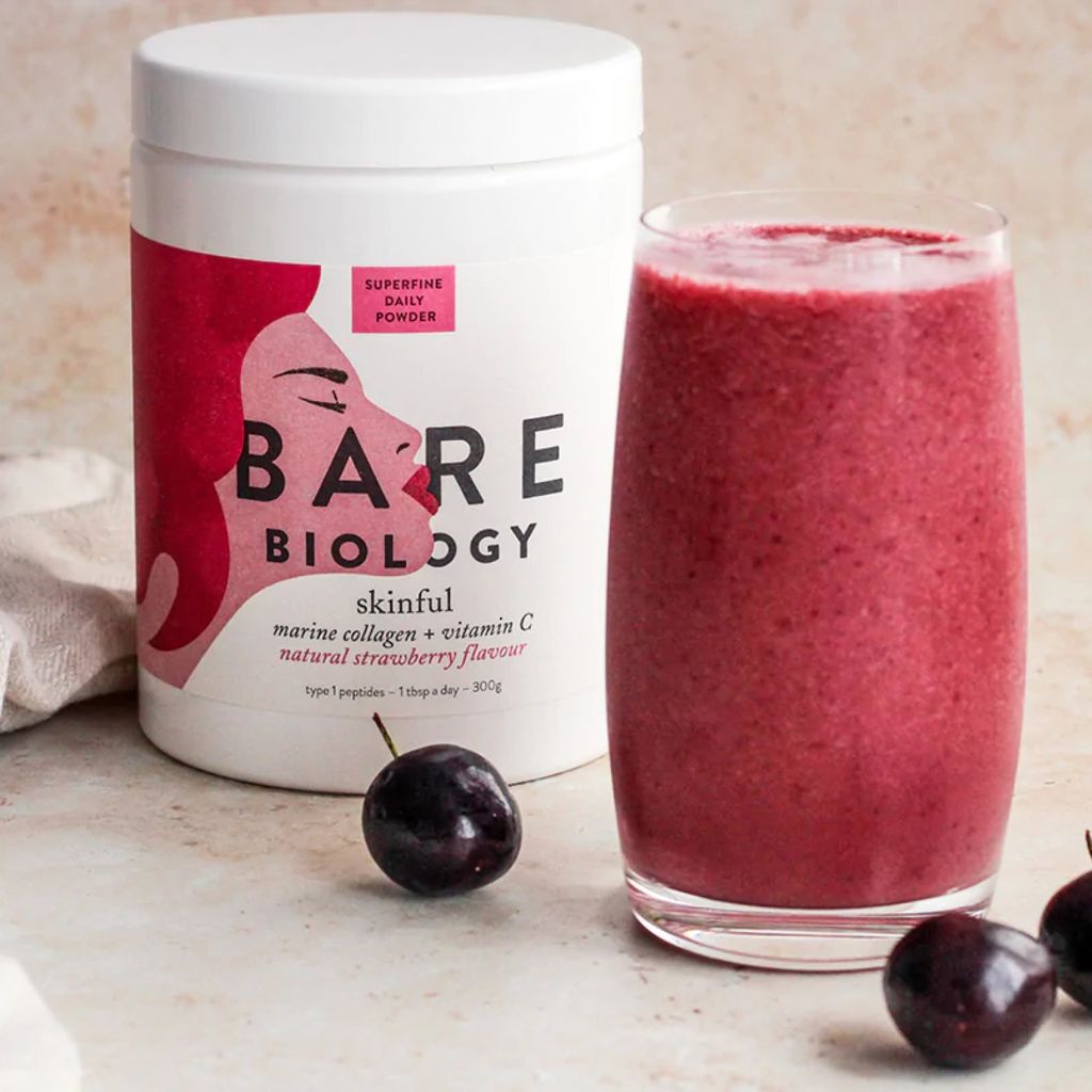Skinful Marine Collagen + Vitamin C - Strawberry - Image 2