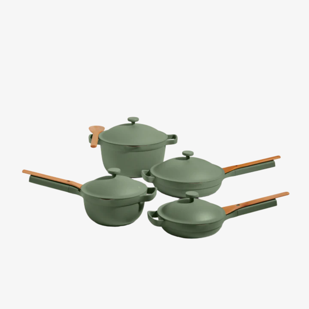 Kochgeschirr-Set – Salbei